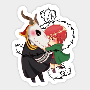 Elias and Chise Sticker